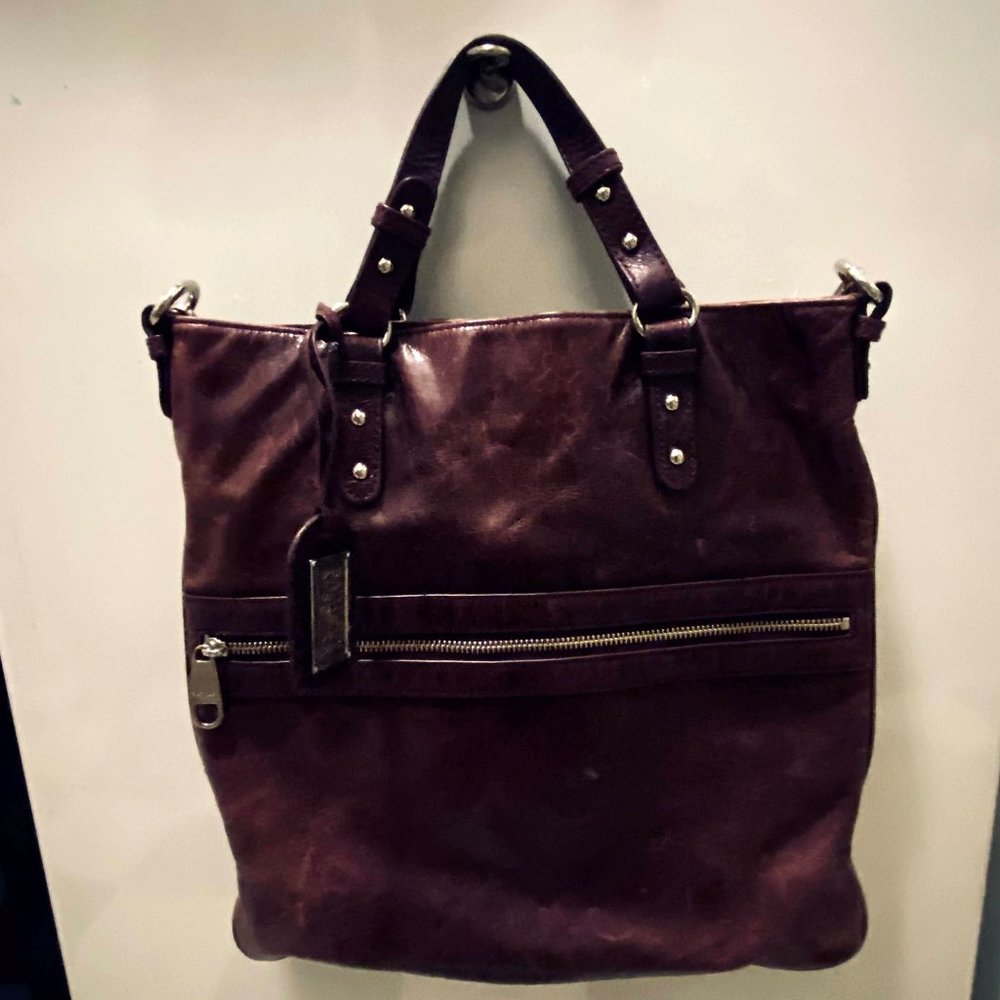 Badgley Mischka Dark Purple Purse